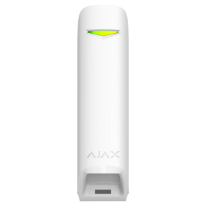 AJ-CURTAINPROTECT-W Detetor de movimentos interior tipo cortina Ajax branco