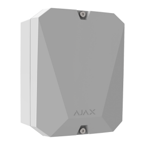 AJAX MULTITRANSMITTER - Multitransmissor via rádio para integração de sistemas cableados na Ajax branco