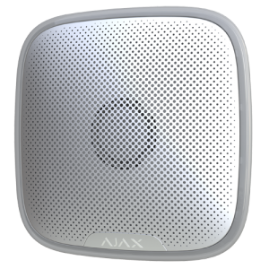 Ajax STREETSIREN-W Sirene exterior wireless para alarmes Ajax color branco