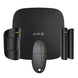Kit de alarme wireless Ajax AJ-HUBKIT-B color Preto