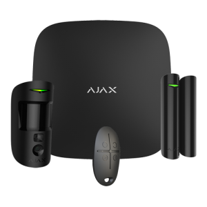 STARTERKIT-CAM-B Kit de alarme Ajax com detector de movimento com camera color preto
