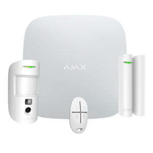 STARTERKIT-CAM-W Kit de alarme Ajax com detector de movimento com camera color Branco