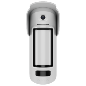 Ajax AJ-CURTAINCAMOUTDOOR-HIGHMOUNT-PHOD-W Fotodetetor de cortina exterior com imagem