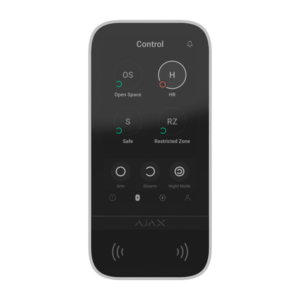 Ajax AJ-KEYPADTOUCHSCREEN-W Teclado com ecrã tátil e RFID - Grau 2